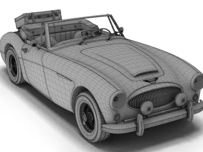 Austin-Healey 3000 MkII 3D model