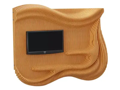 Parametric TV 3D model 17  3D model