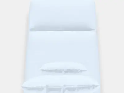 SODERHAMN Cover for chaise longue 2 3D model