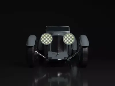 Aston Martin Ulster 3D model