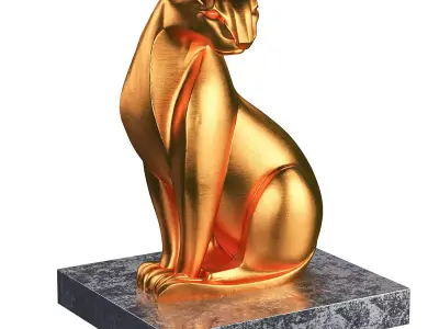 Lion Statue Free 3D model