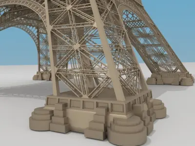 Eiffel Tower 3D model