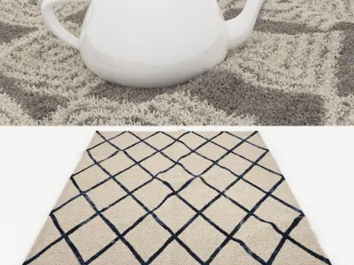 Rugs No 507 Low-poly 3D model
