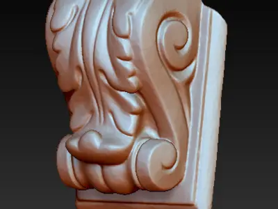 Pack Corbel Decorative Collection 3D model 3D print model