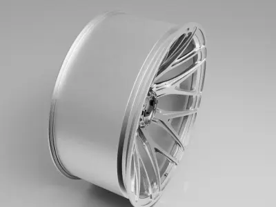 Vossen VFX sport car ring Low-poly 3D model