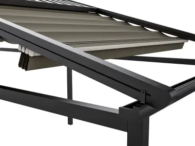 Motorized Pergola 5a oil rubbed bronze 3D model