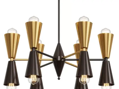 BARBELL Chandelier  3D model