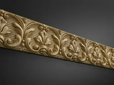 Carved molding  3D model
