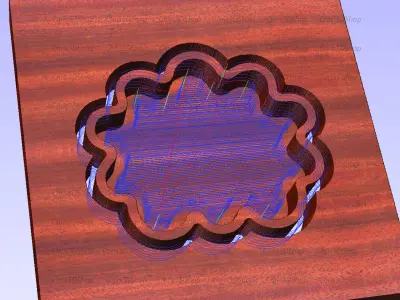 Shell Jewelry Box 3D STL files for CNC and 3D Printer 3D model