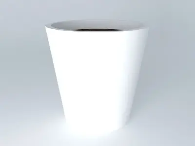 Rounded pot Free 3D model