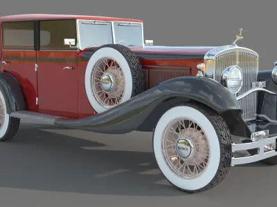 Maybach Zeppelin DS7 Luxury Limousine 3D model