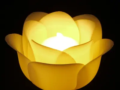 Flower Candle Holder Tealight Holder 3D print model