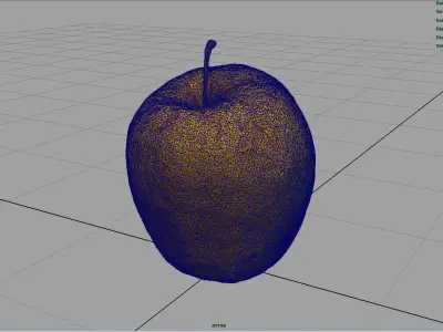 Apple Low-poly 3D model