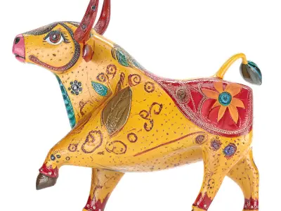 alebrije bull 3D model