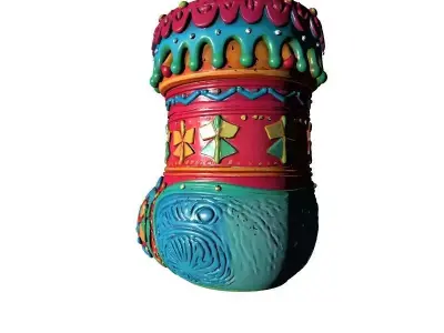 Christmas Socks 3D Printable Model 3D print model