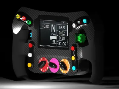 Mclaren F1 Steering Wheel 3D print model
