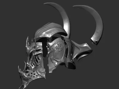 Fantasy Helmet I 3D print model