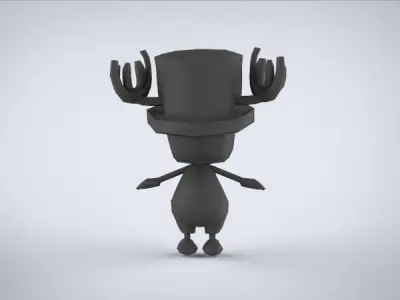 base model chooper Free low-poly 3D model