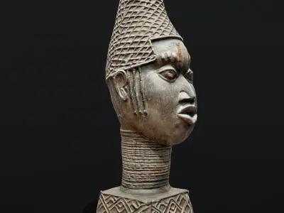 Uhunmwu elao oghe Iyoba- Queen Mother Idia II Low-poly 3D model