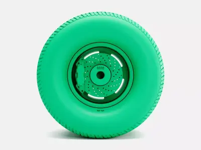 15x15 Torq Thrust D Wheel Hoosier Pro Street Tire 3D print model