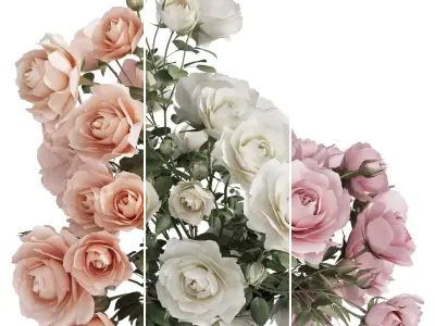 Flower In Vase 110 3D model