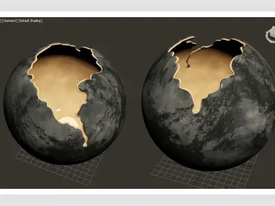 Cactus Lamp 02 Low-poly 3D model