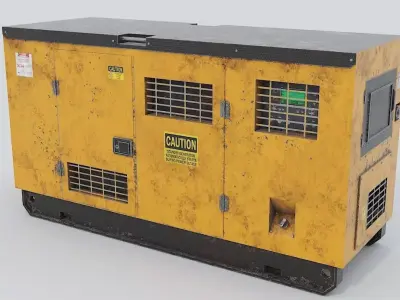 Generator 1 Low-poly 3D model