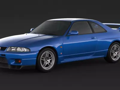 Nissan Skyline GT-R R33 3D model