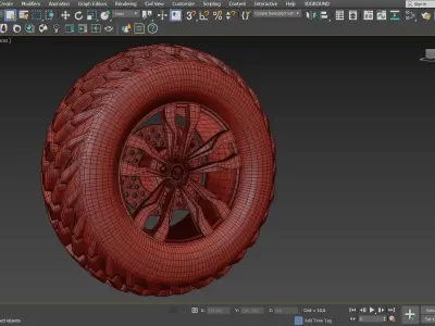 CFMOTO CFORCE 1000 wheel 3D model