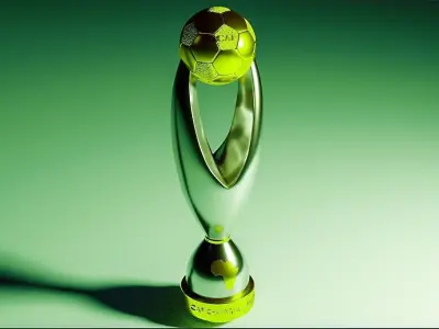 champion league afrique Trophy 3D model 3D model