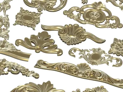 Ornament Elements 3D model