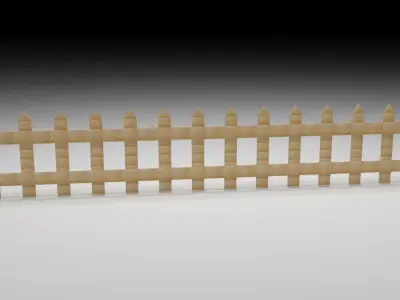 Fence 3D model
