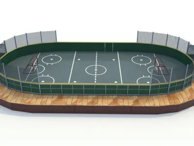 Hockey Rink 3D model