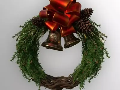 Christmas Wreath 3D model