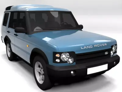 LAND ROVER DISCOVERY 2003 Low-poly 3D model