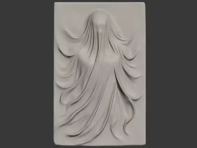 Decorative Relief v3 Ghost 3D model