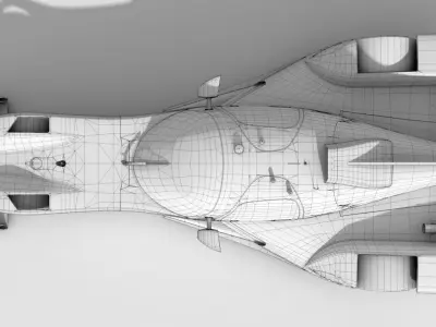Panoz Deltawing DWC13 Low-poly 3D model