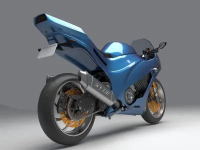 Motorcycle 3D model