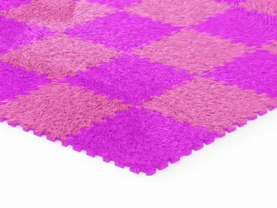 Puzzle Carpet Fur 2 3D model