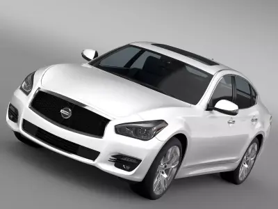 Nissan Fuga Y51 2017 3D model