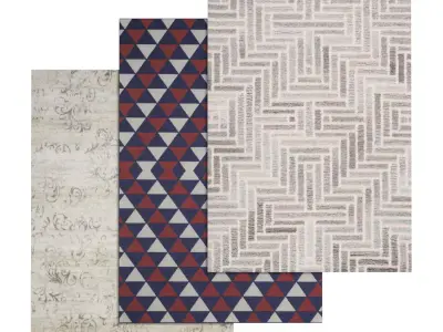 Rug Set 691 3D model