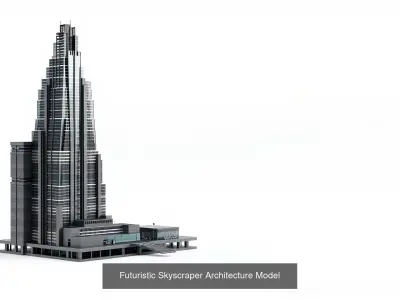 Futuristic  scyscrapers Architect concepts collection