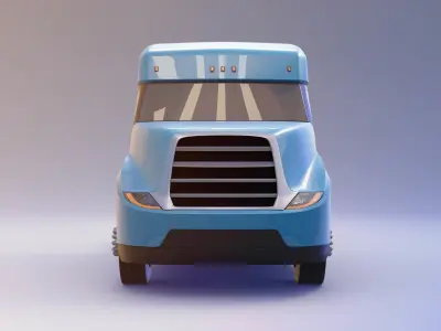 Kamaz truck future 3D model