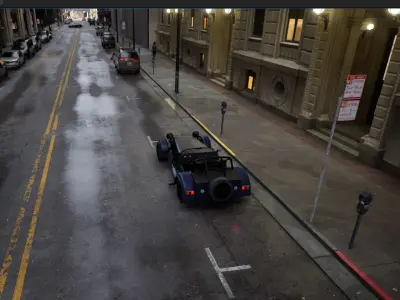 Caterham Seven Low-poly 3D model