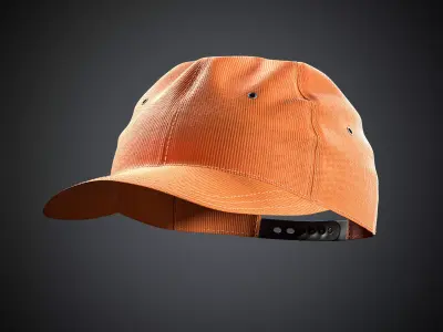 Baseball Cap 3D model Low-poly 3D model