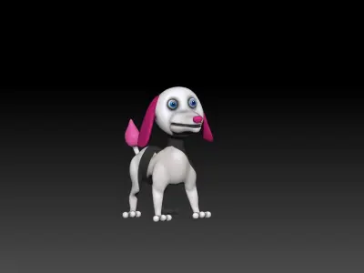 dog 3d model 3D model
