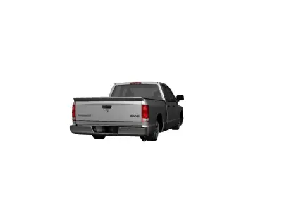 DODGE RAM 1500 SPORT 2003 Low-poly 3D model