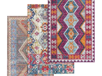 Rug Set 1704 3D model