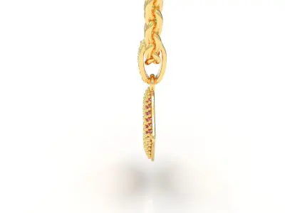 KISS PENDANT 3D print model