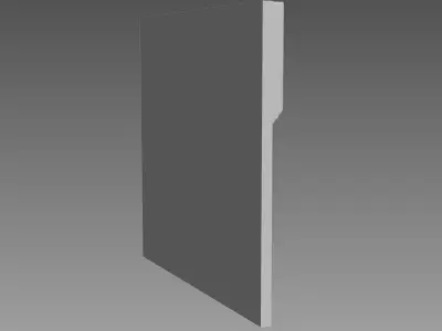  Furniture panel 3D model